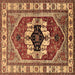 Square Persian Brown Traditional Rug, urb2372brn