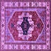 Square Persian Purple Traditional Rug, urb2372pur