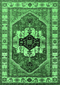 Persian Emerald Green Traditional Rug, urb2372emgrn