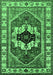 Persian Emerald Green Traditional Rug, urb2372emgrn