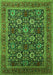 Oriental Green Industrial Rug, urb2373grn