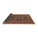 Sideview of Oriental Brown Industrial Rug, urb2373brn