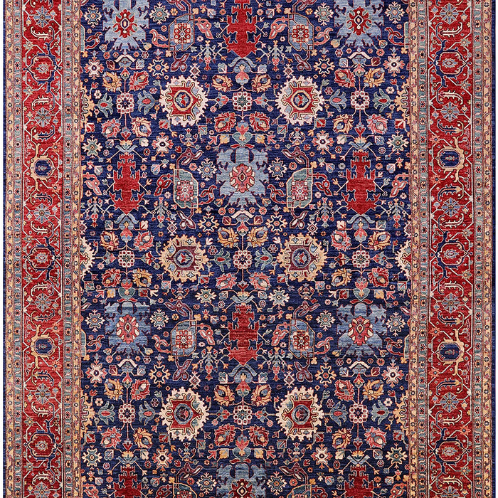 Mid-Century Modern Plum Purple Oriental Rug, urb2373