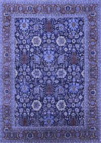 Oriental Blue Industrial Rug, urb2373blu