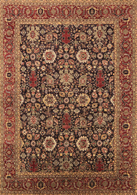 Oriental Brown Industrial Rug, urb2373brn