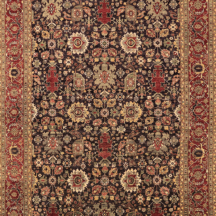 Oriental Brown Industrial Rug, urb2373brn