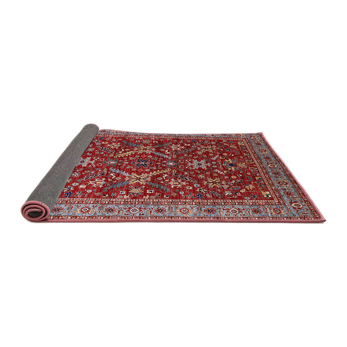 Sideview of Mid-Century Modern Red Oriental Rug, urb2374