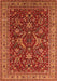 Oriental Orange Industrial Rug, urb2374org