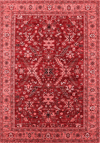 Oriental Red Industrial Rug, urb2374red