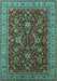 Oriental Turquoise Industrial Rug, urb2374turq