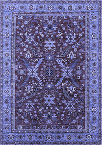 Oriental Blue Industrial Rug, urb2374blu