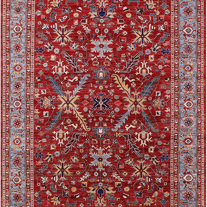 Machine Washable Industrial Modern Red Rug, wshurb2374