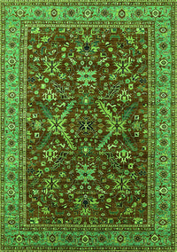 Oriental Green Industrial Rug, urb2374grn