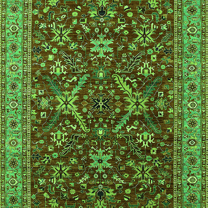 Oriental Green Industrial Rug, urb2374grn