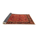 Sideview of Oriental Orange Industrial Rug, urb2375org