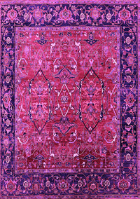 Oriental Pink Industrial Rug, urb2375pnk