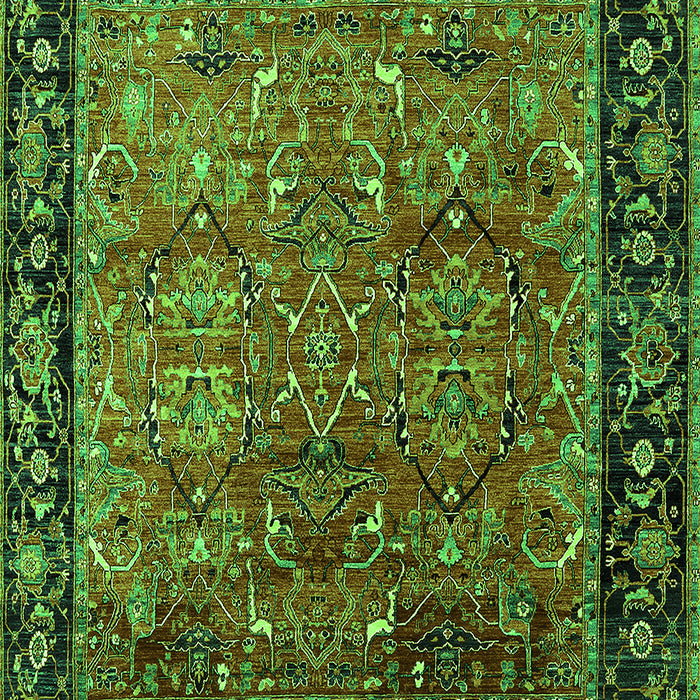 Oriental Green Industrial Rug, urb2375grn