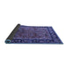 Sideview of Oriental Blue Industrial Rug, urb2375blu