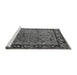 Sideview of Machine Washable Oriental Gray Industrial Rug, wshurb2375gry