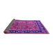 Sideview of Oriental Purple Industrial Rug, urb2375pur