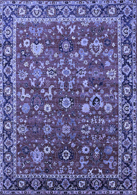 Oriental Blue Industrial Rug, urb2376blu