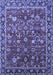 Oriental Blue Industrial Rug, urb2376blu