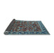 Sideview of Oriental Light Blue Industrial Rug, urb2376lblu