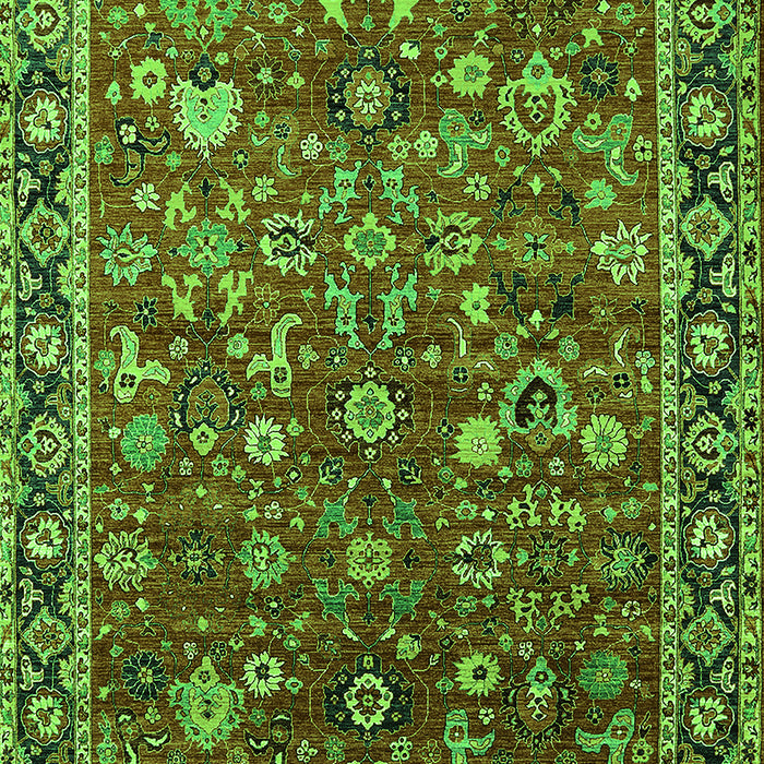 Oriental Green Industrial Rug, urb2376grn