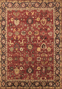 Oriental Brown Industrial Rug, urb2376brn