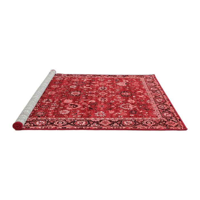Industrial Red Washable Rugs