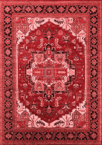 Oriental Red Industrial Rug, urb2377red