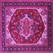 Square Oriental Pink Industrial Rug, urb2377pnk