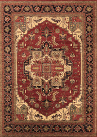 Oriental Brown Industrial Rug, urb2377brn