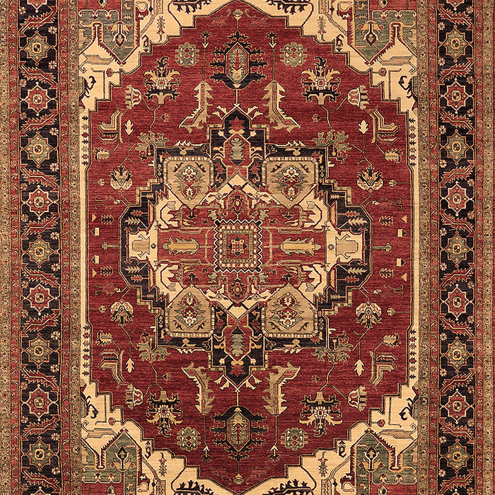 Oriental Brown Industrial Rug, urb2377brn