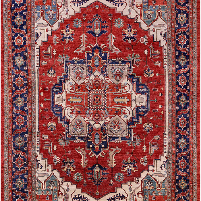 Mid-Century Modern Cranberry Red Oriental Rug, urb2377