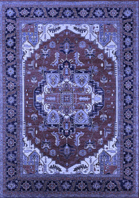 Oriental Blue Industrial Rug, urb2377blu