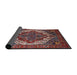 Sideview of Mid-Century Modern Pink Oriental Rug, urb2378