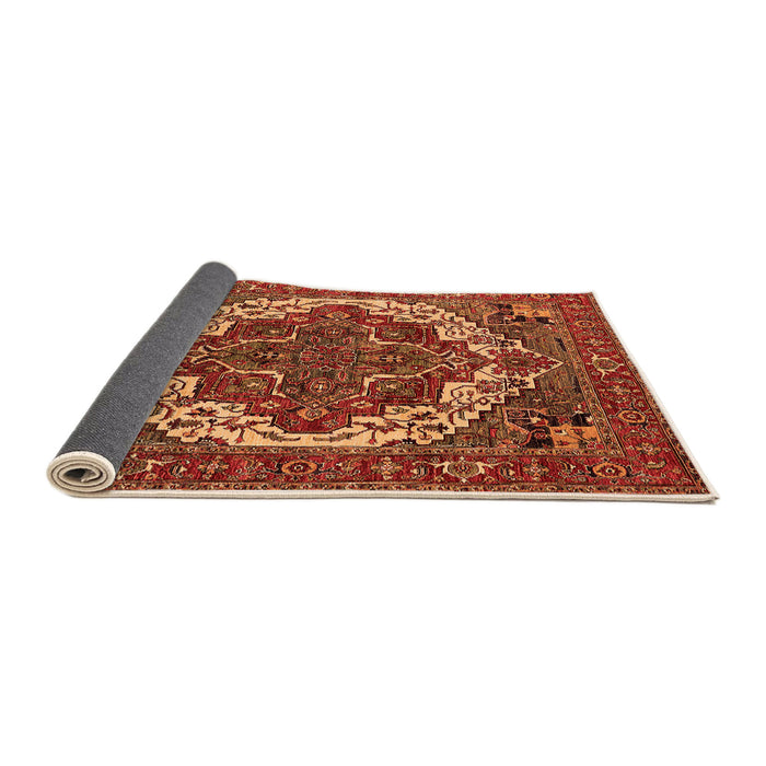 Sideview of Oriental Orange Industrial Rug, urb2378org
