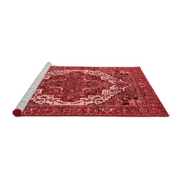 Industrial Red Washable Rugs