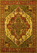 Oriental Yellow Industrial Rug, urb2378yw