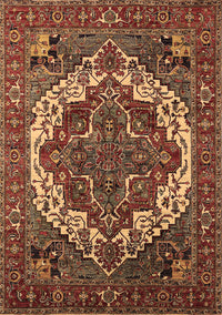 Oriental Brown Industrial Rug, urb2378brn