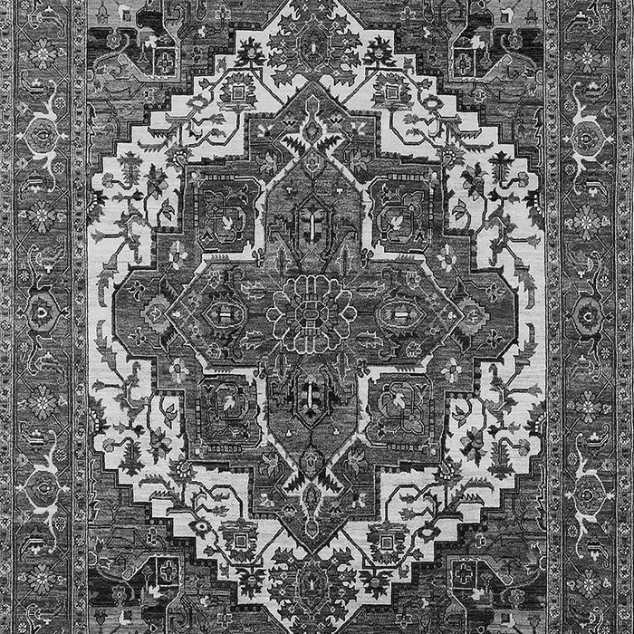 Machine Washable Oriental Gray Industrial Rug, wshurb2378gry