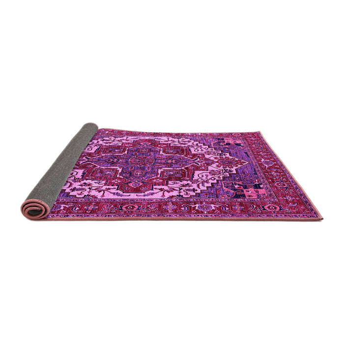 Sideview of Oriental Pink Industrial Rug, urb2378pnk