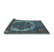 Sideview of Oriental Light Blue Industrial Rug, urb2378lblu