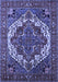 Oriental Blue Industrial Rug, urb2378blu