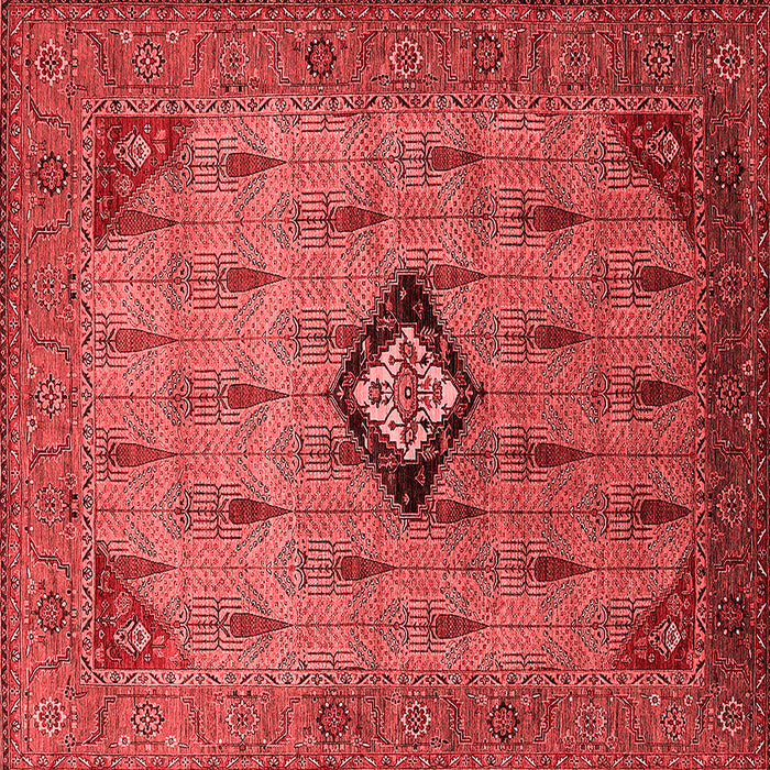 Oriental Red Industrial Rug, urb2379red