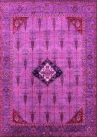 Oriental Pink Industrial Rug, urb2379pnk