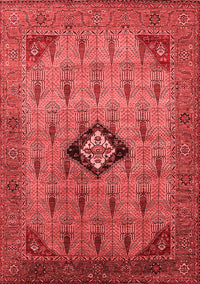 Oriental Red Industrial Rug, urb2379red