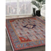 Machine Washable Industrial Modern Rosy Brown Pink Rug in a Family Room, wshurb2379