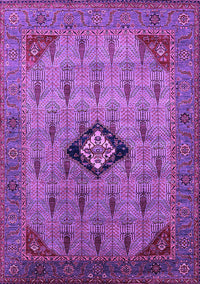 Oriental Purple Industrial Rug, urb2379pur